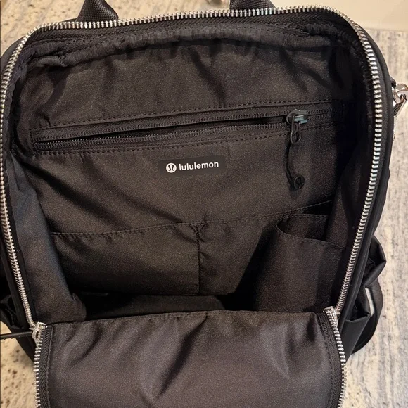 Lululemon Athletica Black Backpack with Silver Accents - Picture 7 of 11